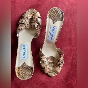 Vintage Jimmy Choo Snakeskin Heel